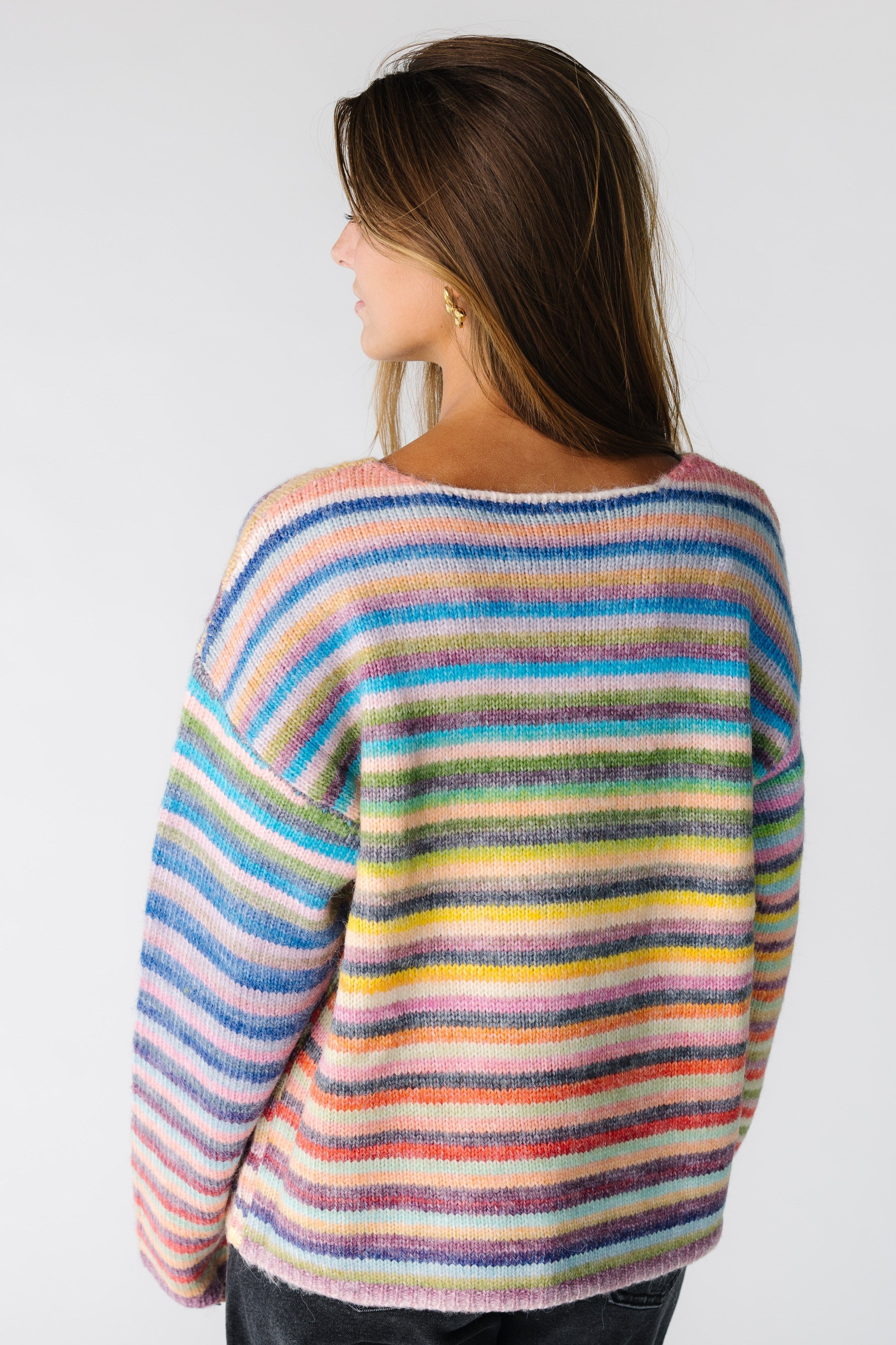 Dream On Striped Pullover Sweater  (Each piece may vary by color)