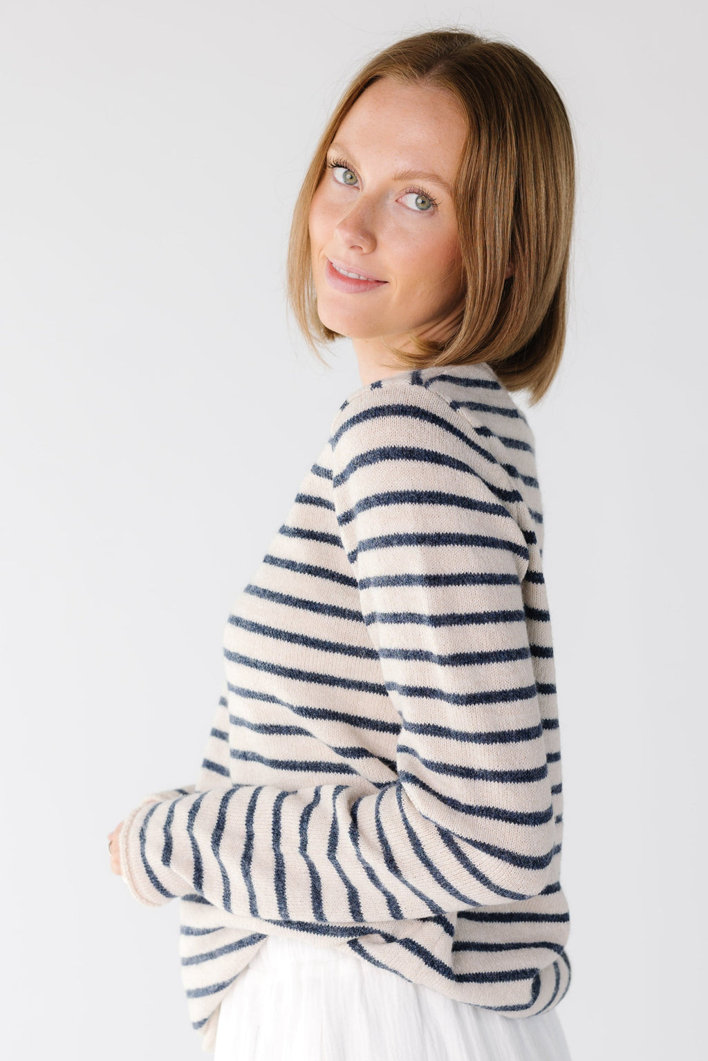 Josie Striped Pullover Sweater