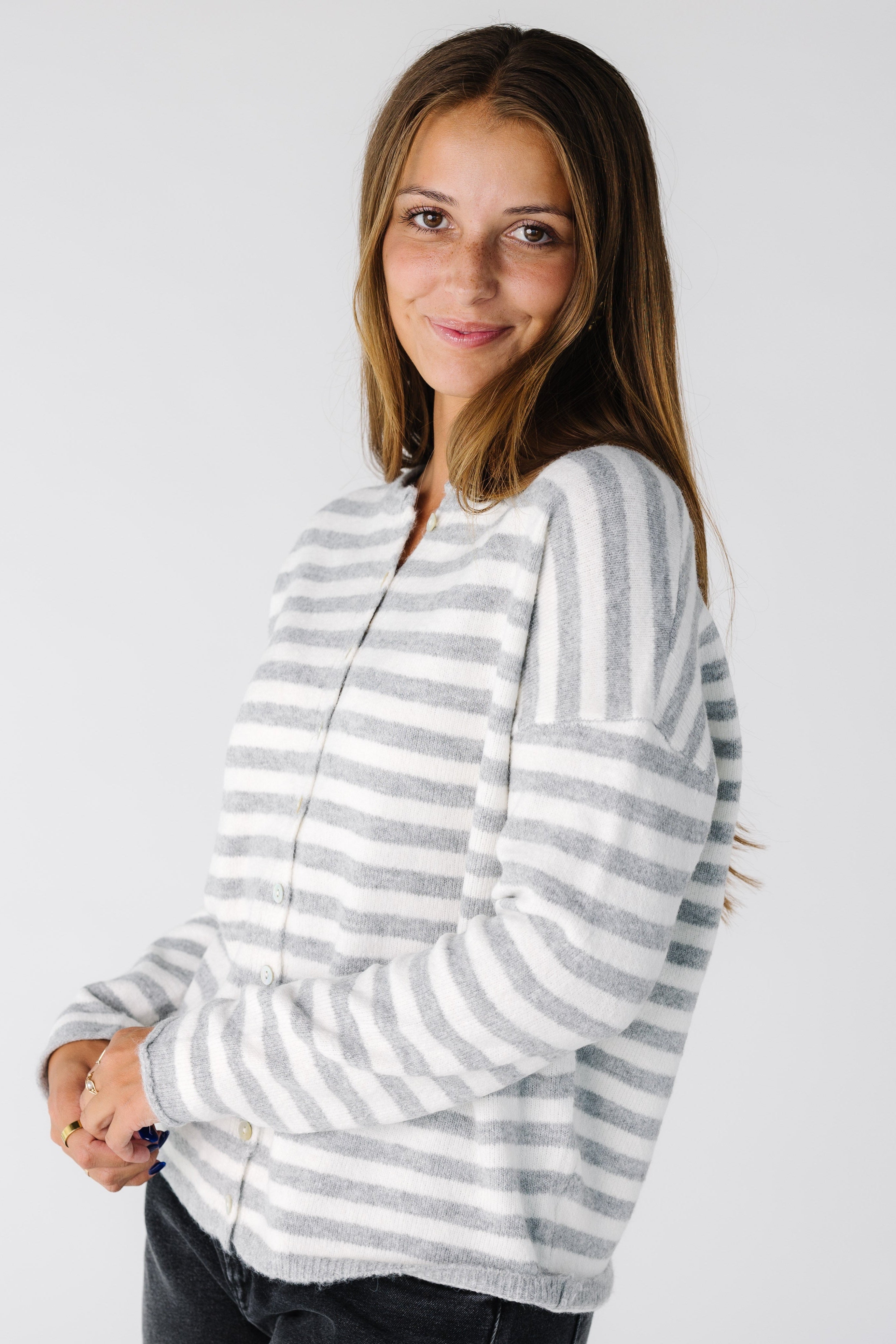 Danika Striped Cardigan