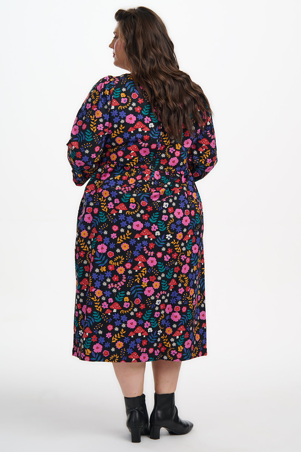 Maria Midi Smock Dress - Multi, Toadstool Floral