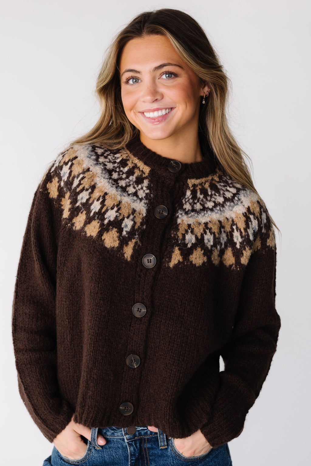 Vintage Fair Isle Cardigan