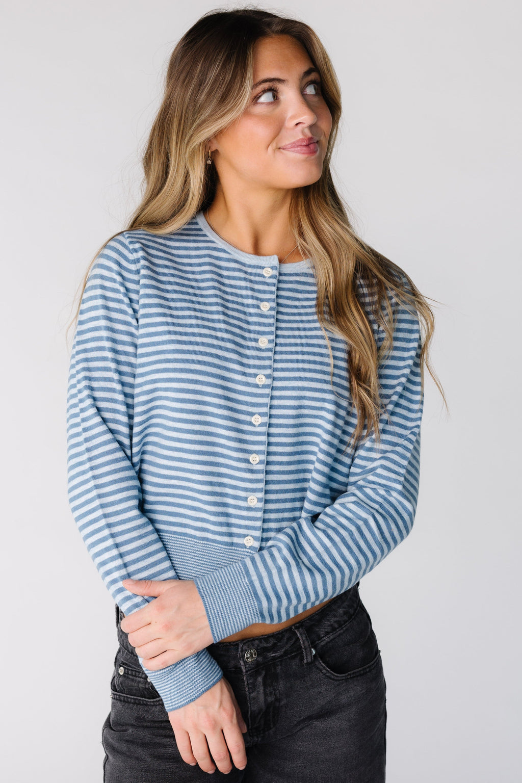 The Bella Striped Cardigan